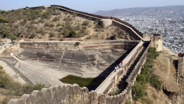 Step well of Nahargarh fort in Jaipur, Rajasthan - REUTERS -Altaf Hussain Files