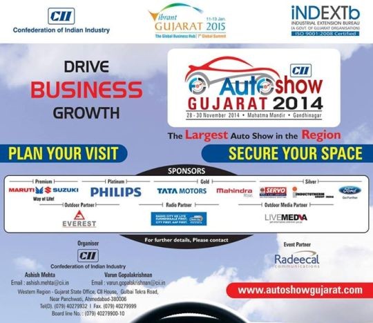 Make sure you guys visit the Auto Show in Modi's home town... its gonna rock!