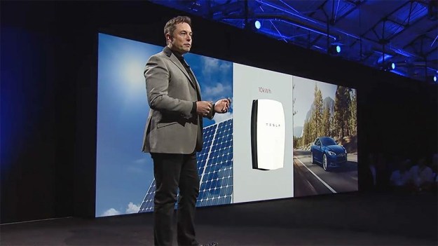 Elon Musk announcing the arrival of the Powerwall!