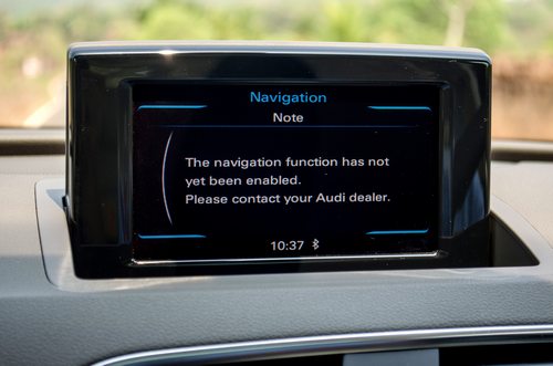 Audi Q3 - Zero Navigation-Navigation option doesn't work in the India-spec cars. Audi must tie-up with a local map provider