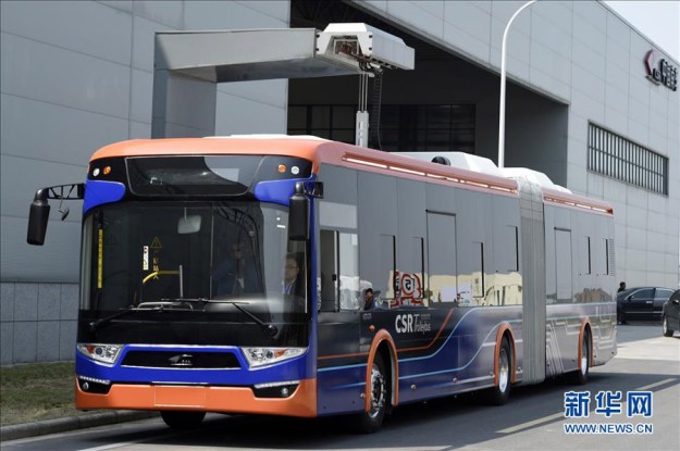CSR Ultra Quick Charging Electric Bus