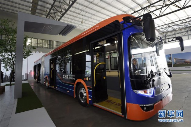 CSR Ultra Quick Charging Electric Bus