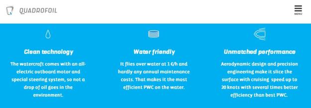 Quadrofoil - many benefits