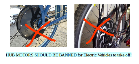 Hub Motors must be banned