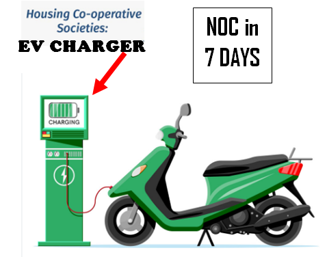 CHS to give NOC for EV Charger installation in 7 days!