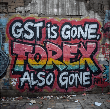 
GST also gone... FOREX also gone!